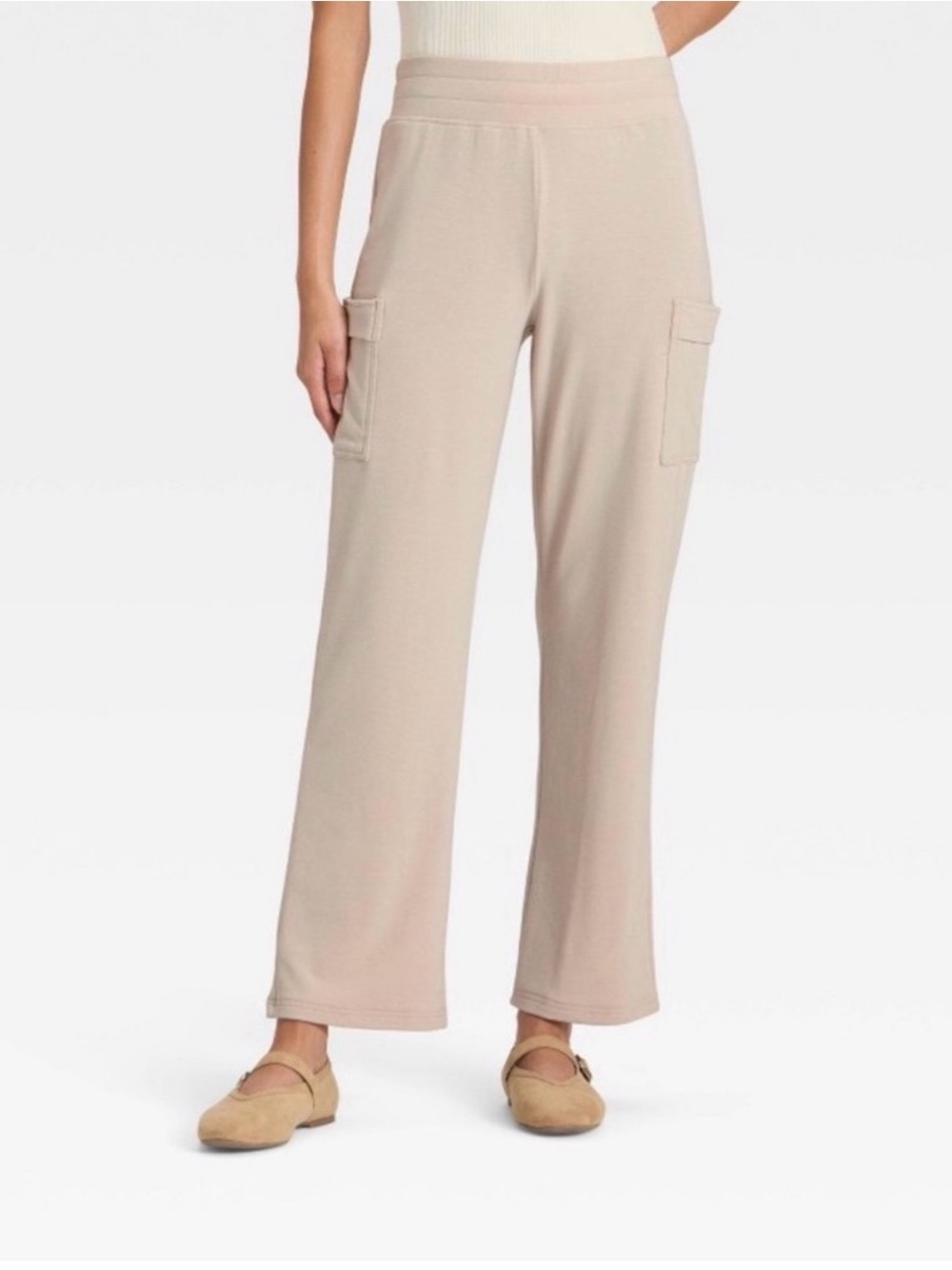 a new day Straight-Leg Pull-On Lounge Pants in Russet Brown